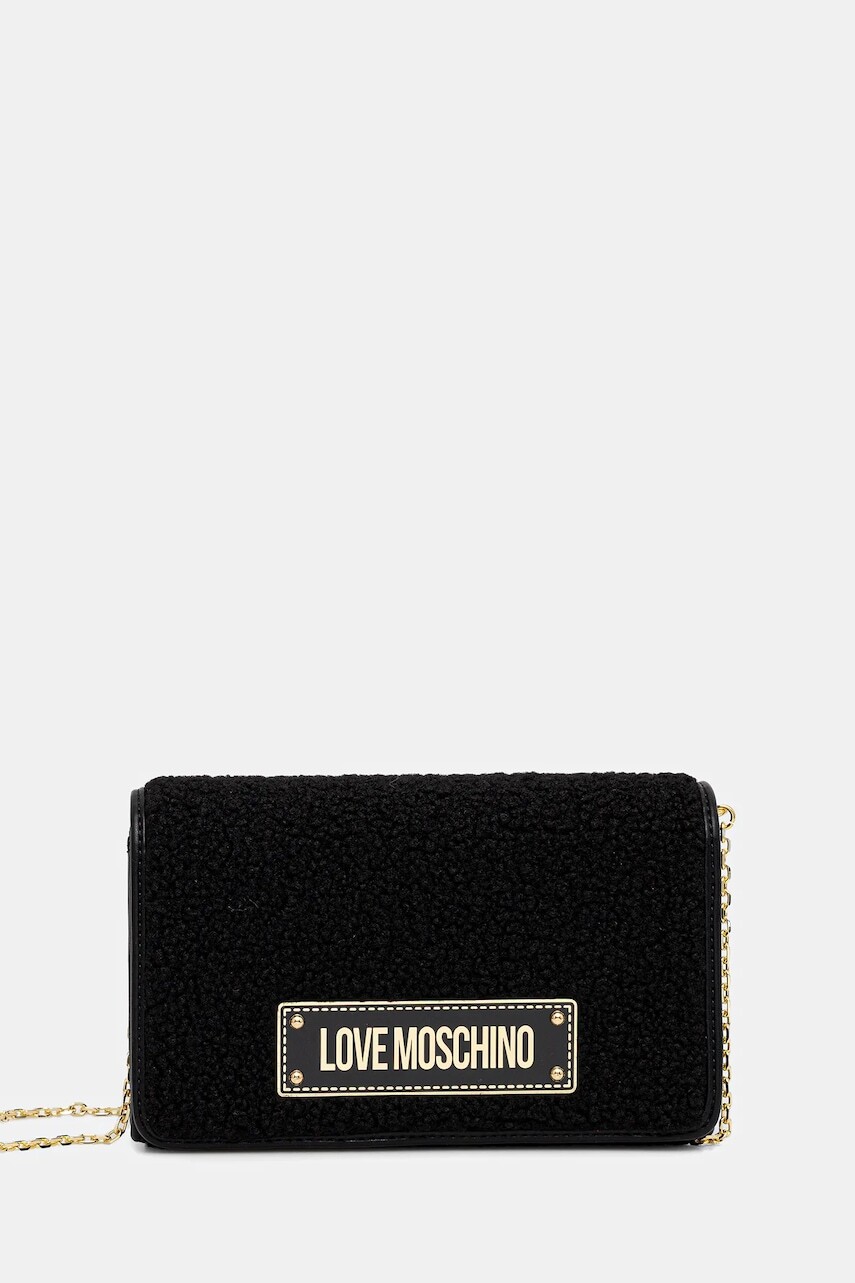 Kabelka Love Moschino čierna farba, JC4379PP0NKS100A