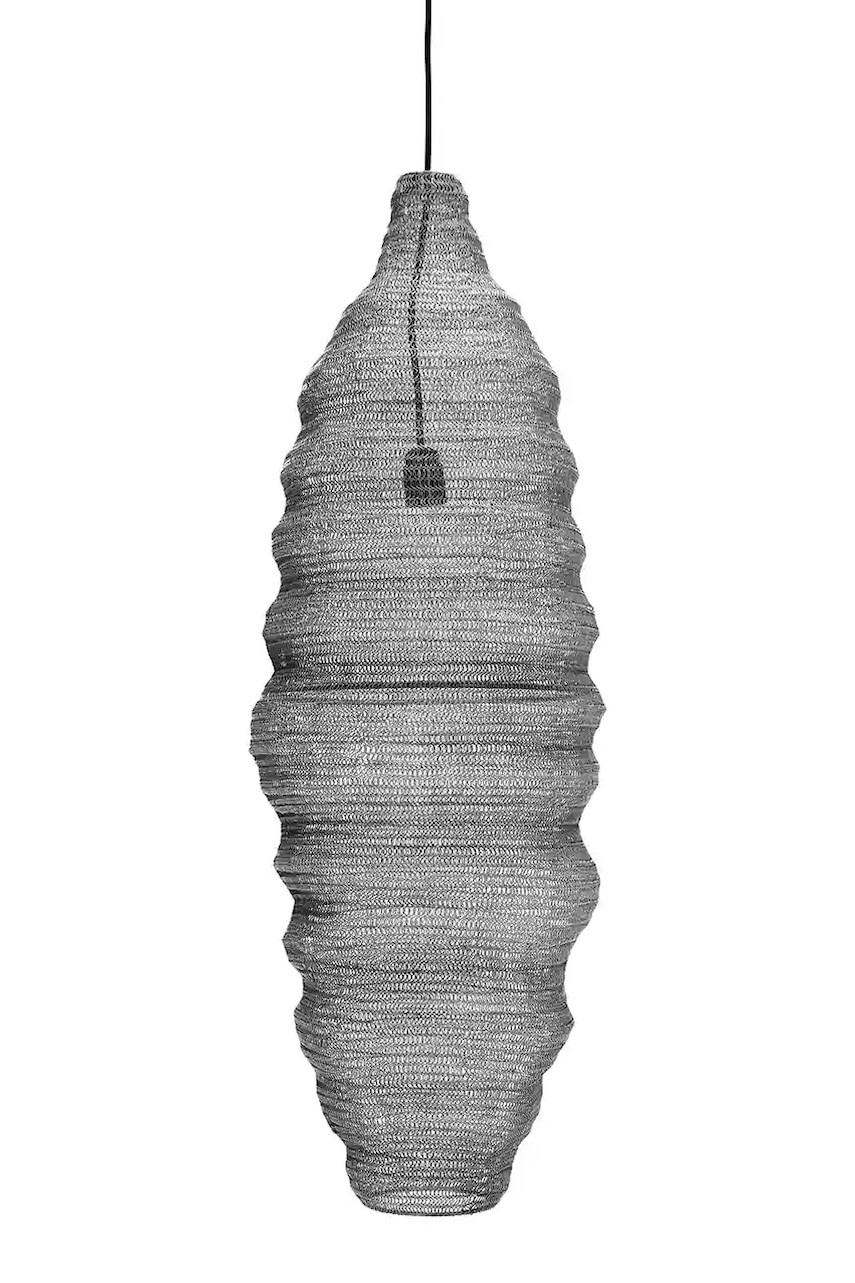 Závesná lampa House Doctor HDMesh 100 x 30 cm šedá farba