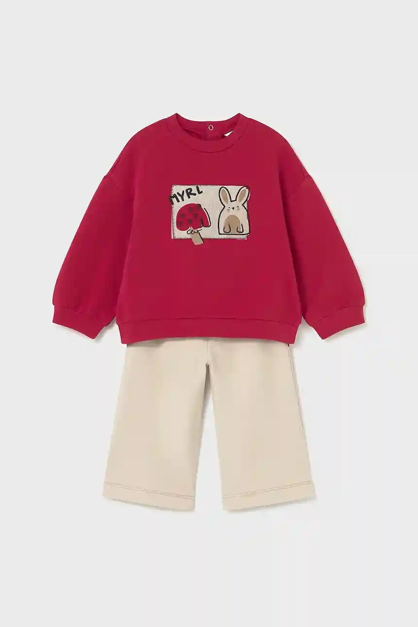 Detská súprava Mayoral červená farba, 2594
