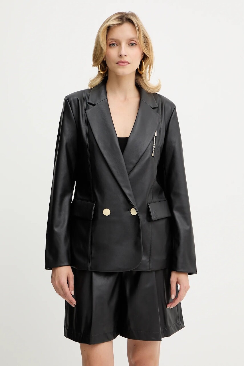 Sako Armani Exchange čierna farba, jednoradové, jednofarebné, XW001280 AF16106