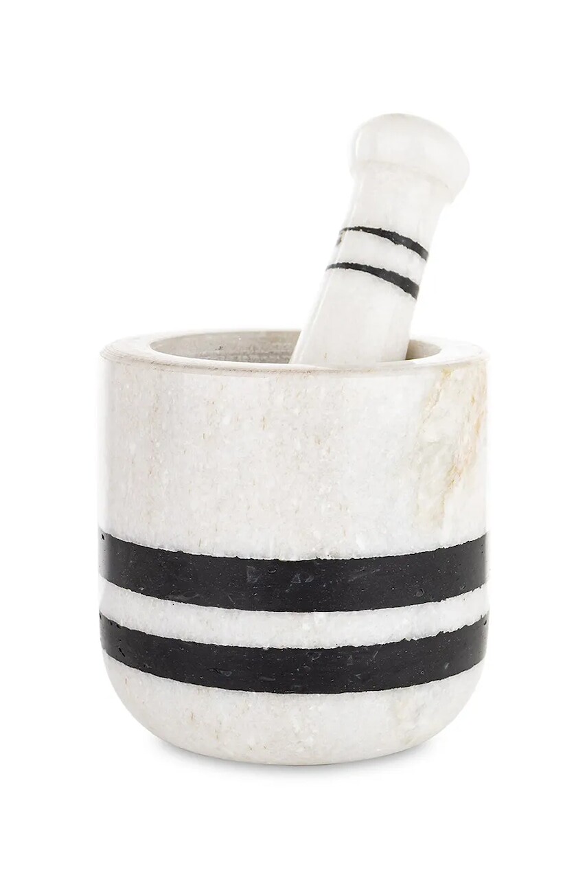 Mažiar s tĺčikom 14 x 10 x 10 cm béžová farba