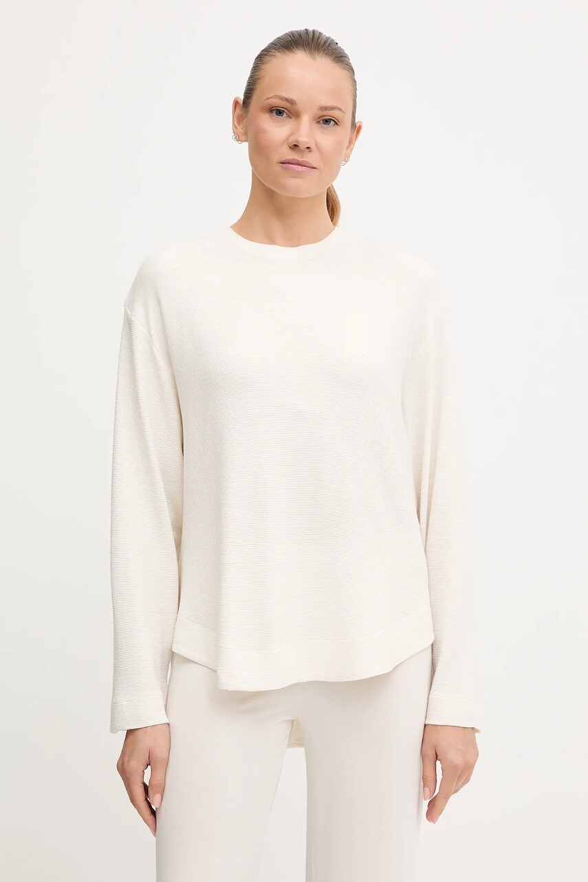 Mikina s kapucňou BOSS béžová farba, jednofarebná, 50535769