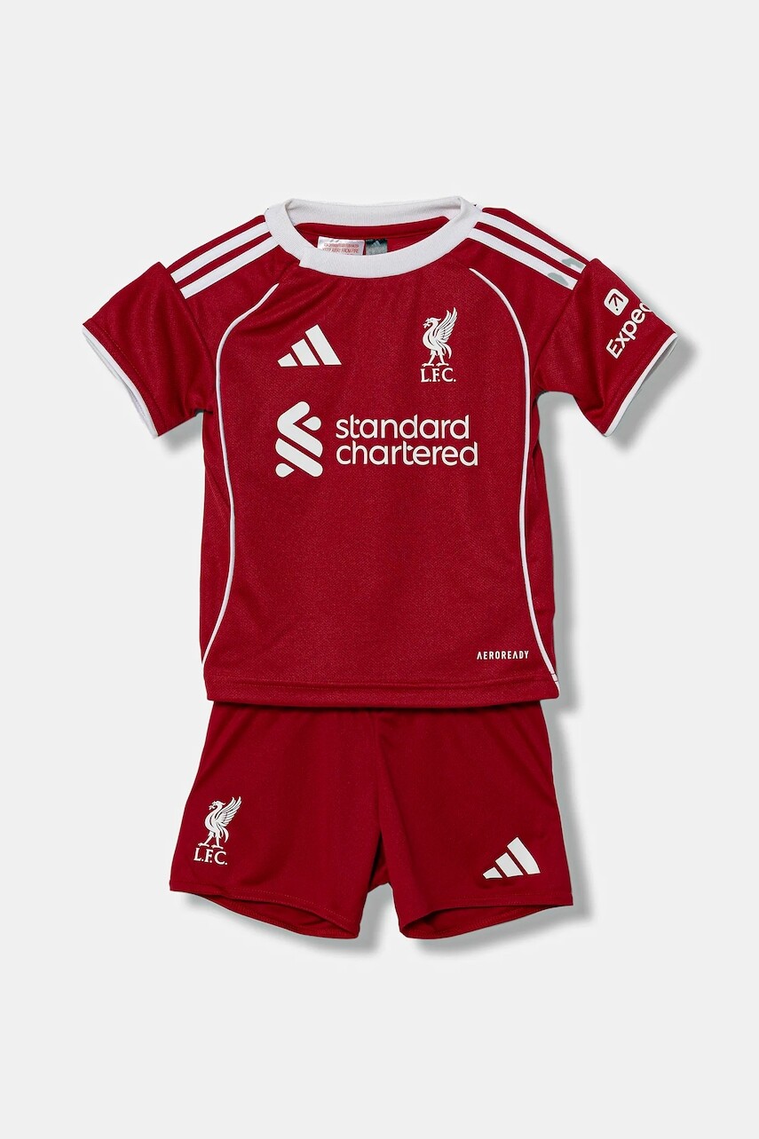 Sada pre bábätká adidas Performance LFC červená farba, JV6443