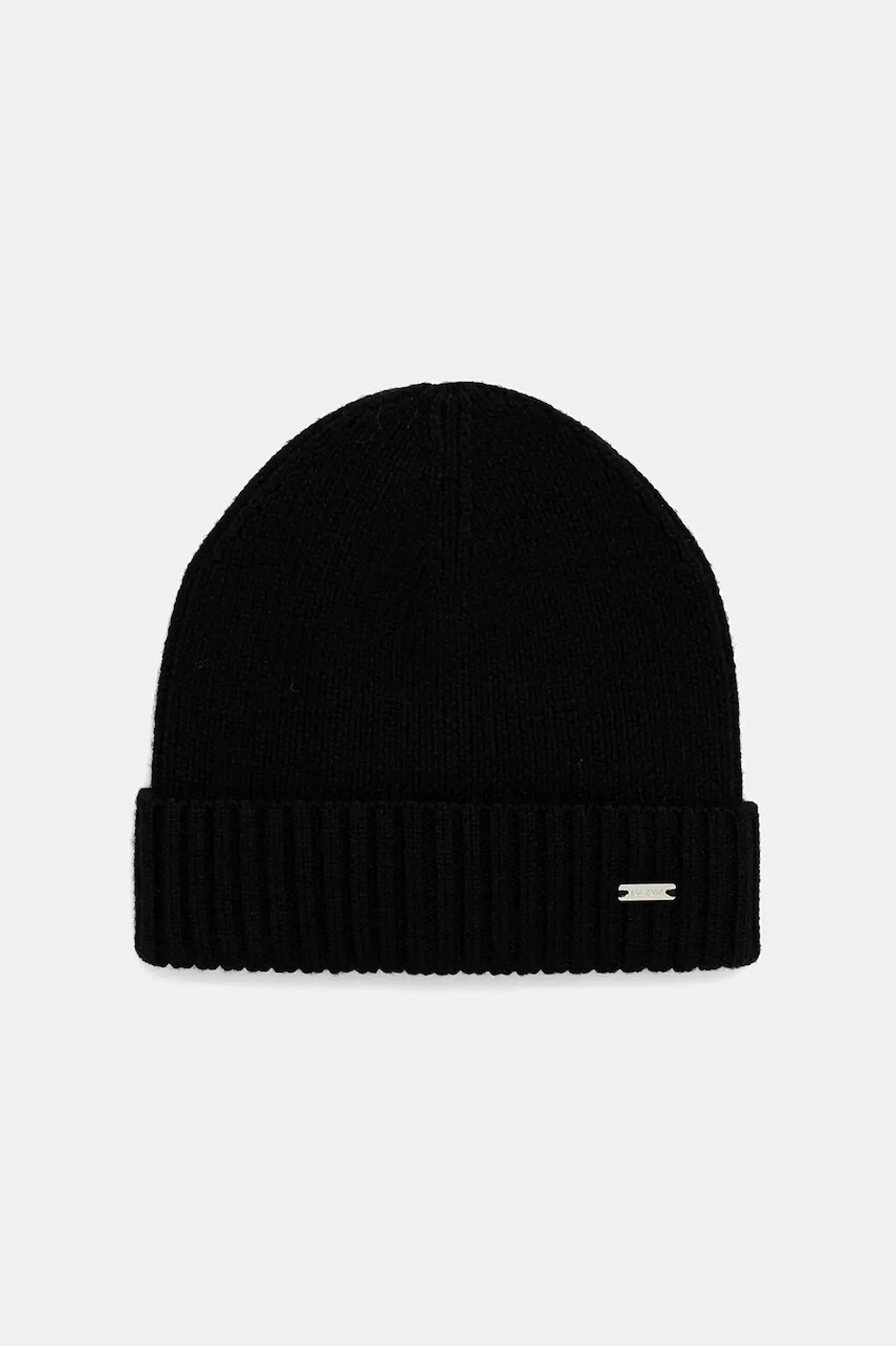 Vlnená čiapka Geox CELESTYE čierna farba, W5660G T3310