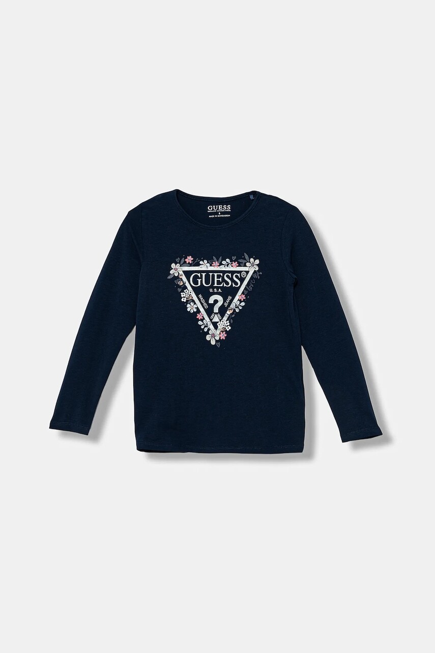 Detské tričko Guess tmavomodrá farba, K5BI08 J1314