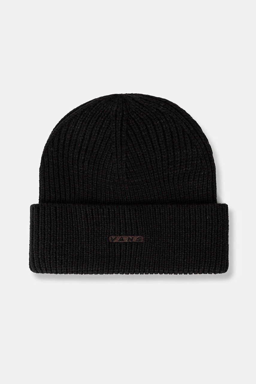 Čiapka Vans čierna farba, VN000QB0BLK1