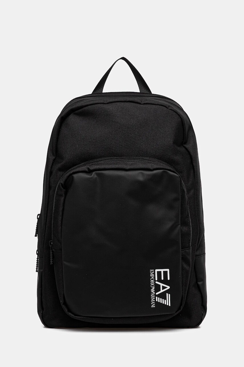 Ruksak EA7 Emporio Armani čierna farba, veľký, jednofarebný, AF19722.7X000113