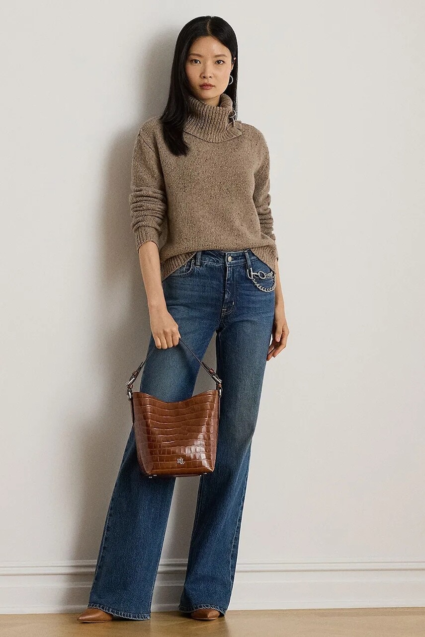 Rifle Lauren Ralph Lauren vysoký pás, 200979970