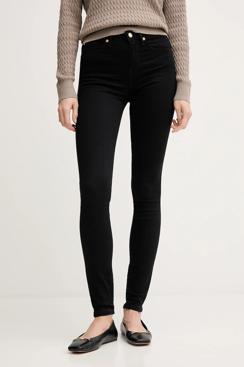 Rifle Tommy Hilfiger čierna farba, WW0WW46720