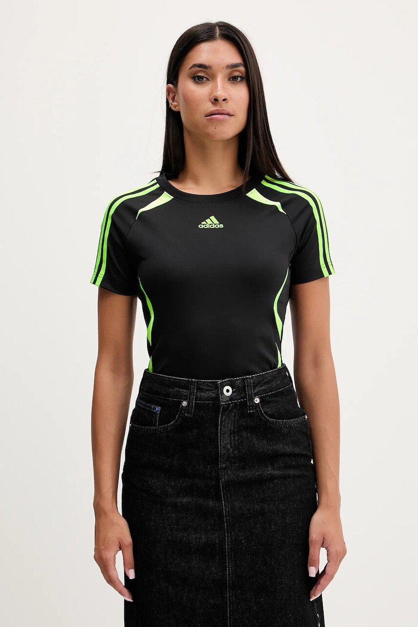 Detské tričko adidas Originals Teamgeist čierna farba, JZ6709