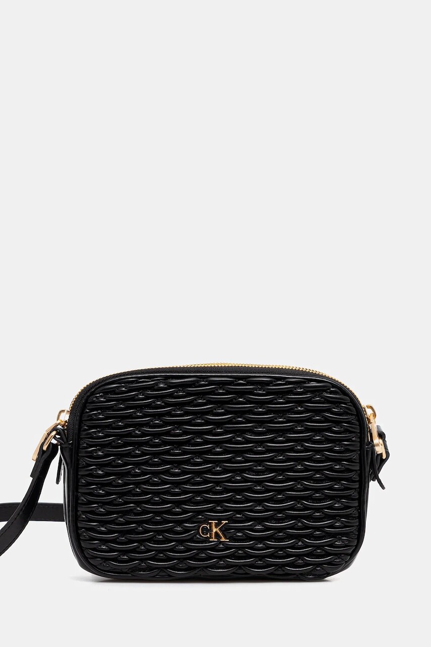 Kabelka Calvin Klein čierna farba, LV04F3279G