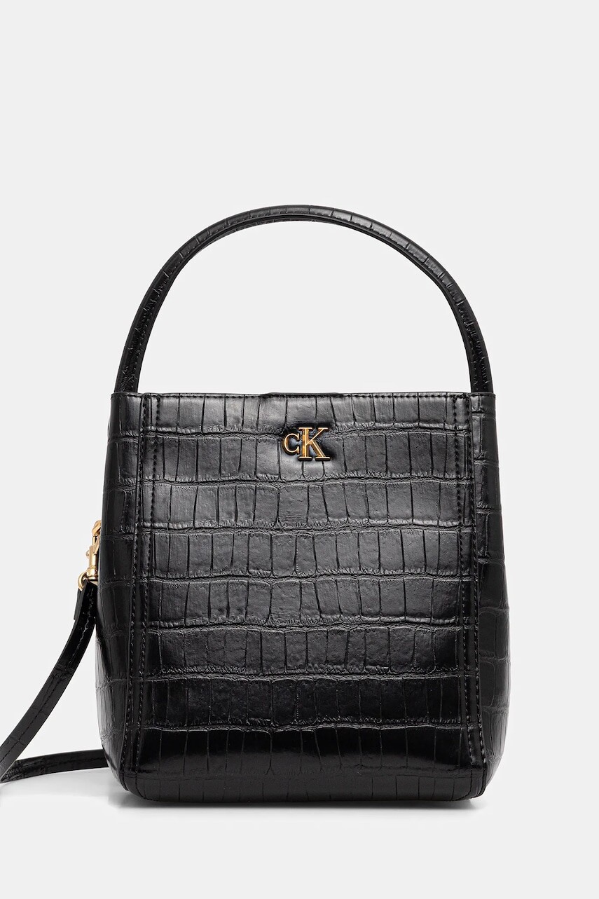 Kabelka Calvin Klein čierna farba, LV04F3286G