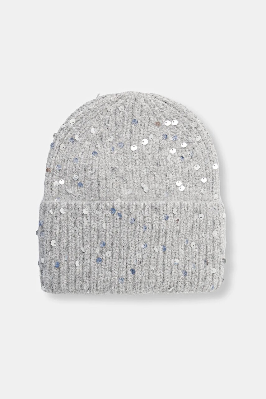 Čiapka Marella Emme by Marella šedá farba, 2525576012200