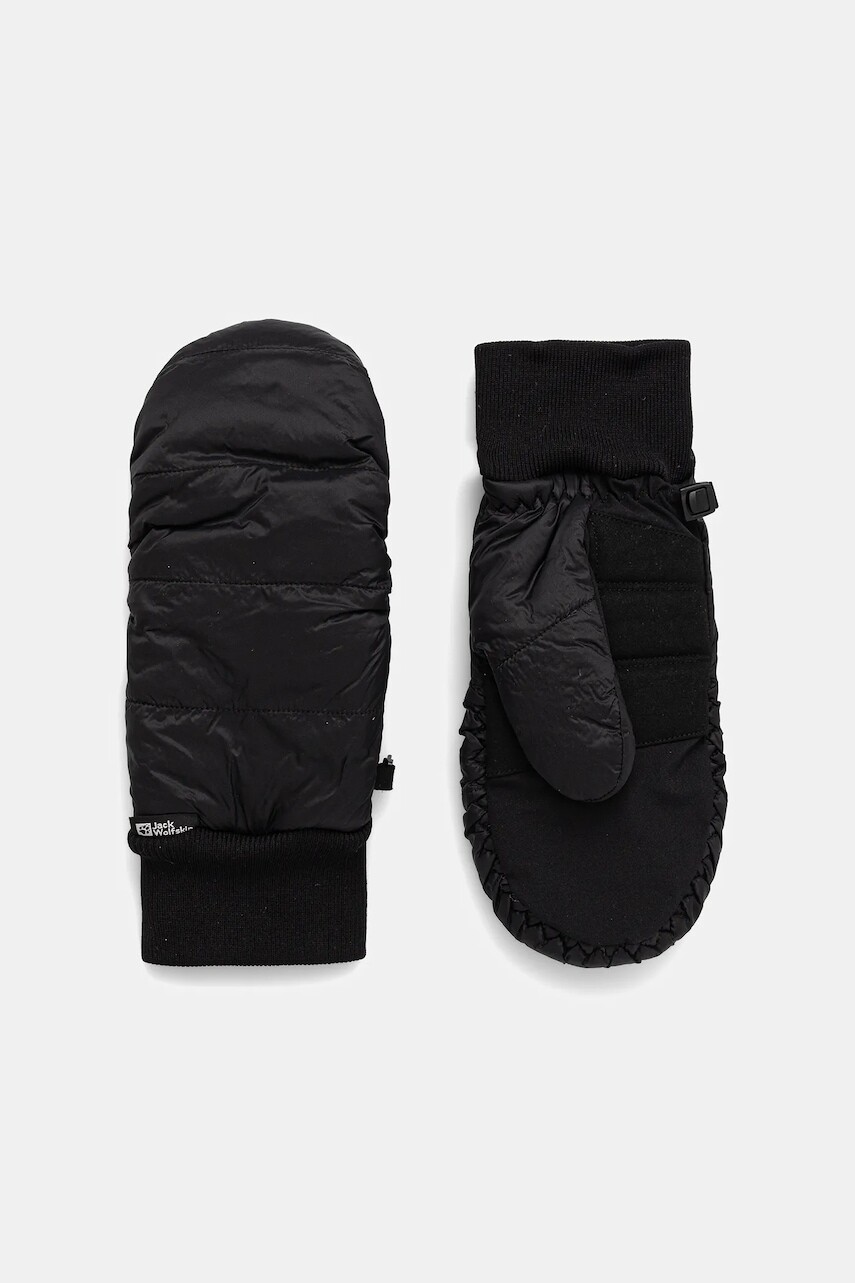 Rukavice Jack Wolfskin URBAN čierna farba, A65228
