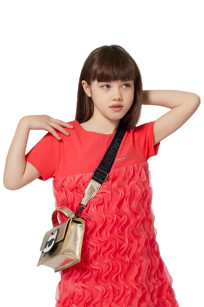 Detská kabelka Karl Lagerfeld zlatá farba, Z31025