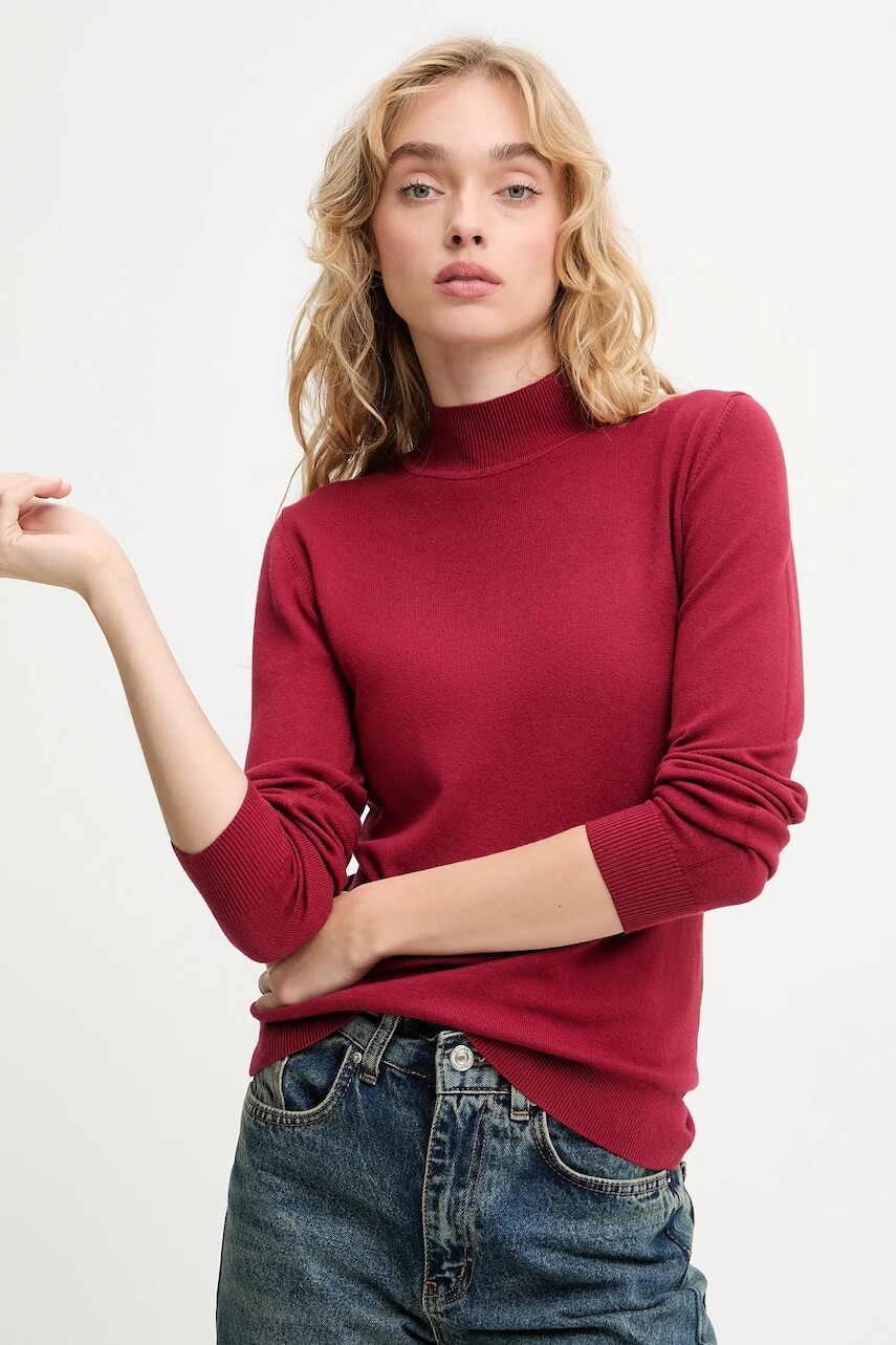 Kašmírový sveter Answear.LAB červená farba