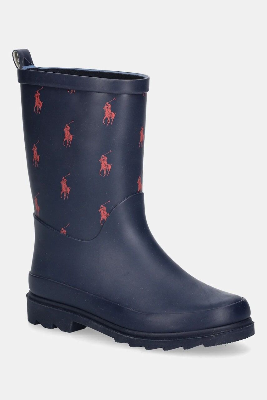 Detské gumáky Polo Ralph Lauren MISTY RAIN BOOT tmavomodrá farba, RL02987410