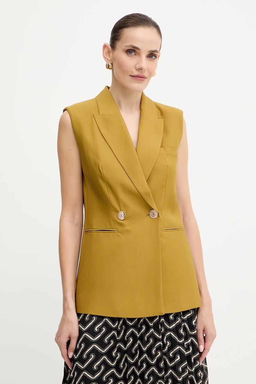 Vesta Morgan zelená farba, dvojradová, VFIJA.F