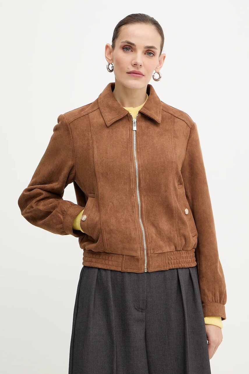 Bunda Morgan hnedá farba, prechodná, GPOKEL