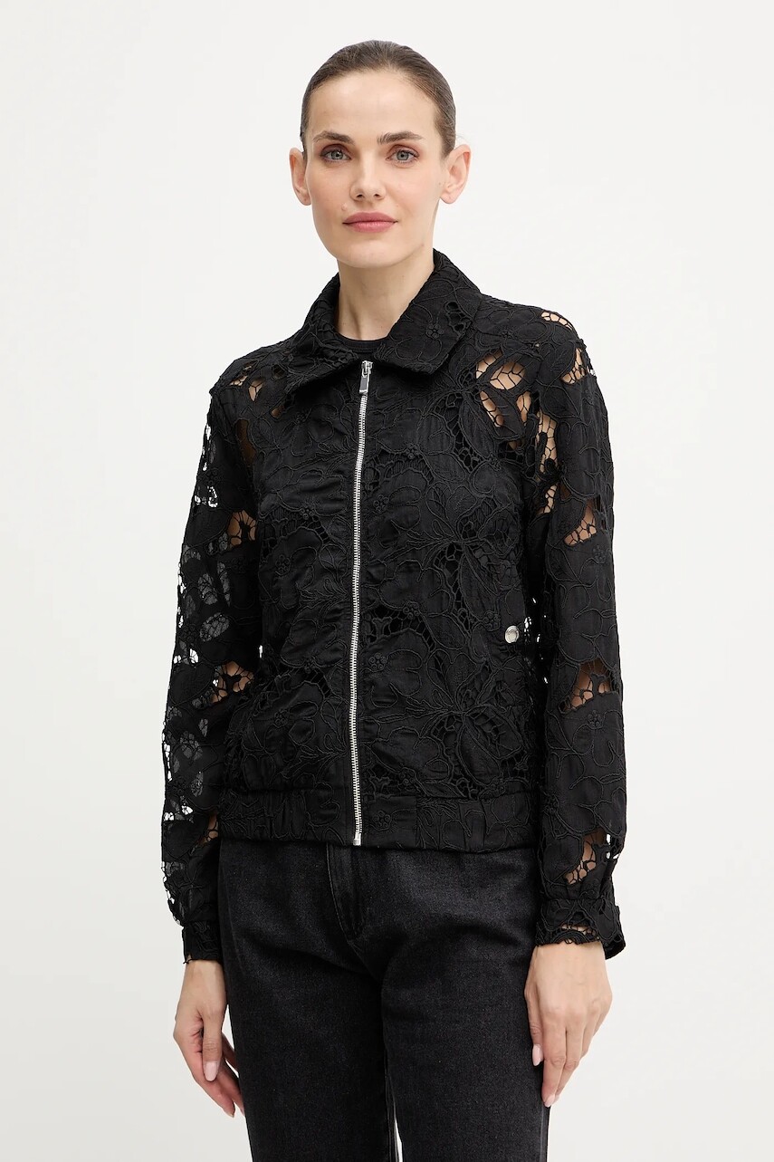 Bunda Morgan čierna farba, prechodná, GANTAL