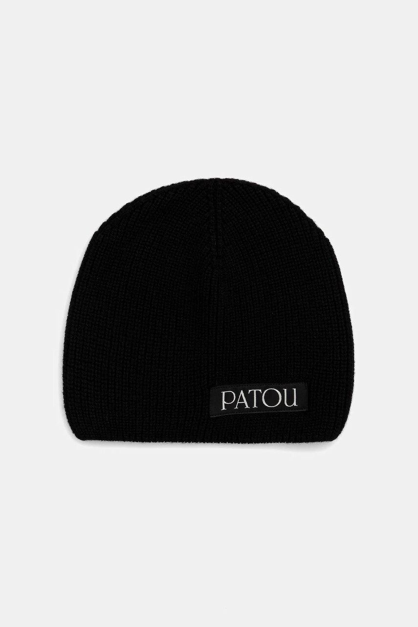 Vlnená čiapka Patou čierna farba, AC1028041