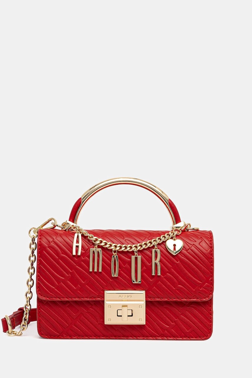 Kabelka Aldo červená farba, AMENDA.600