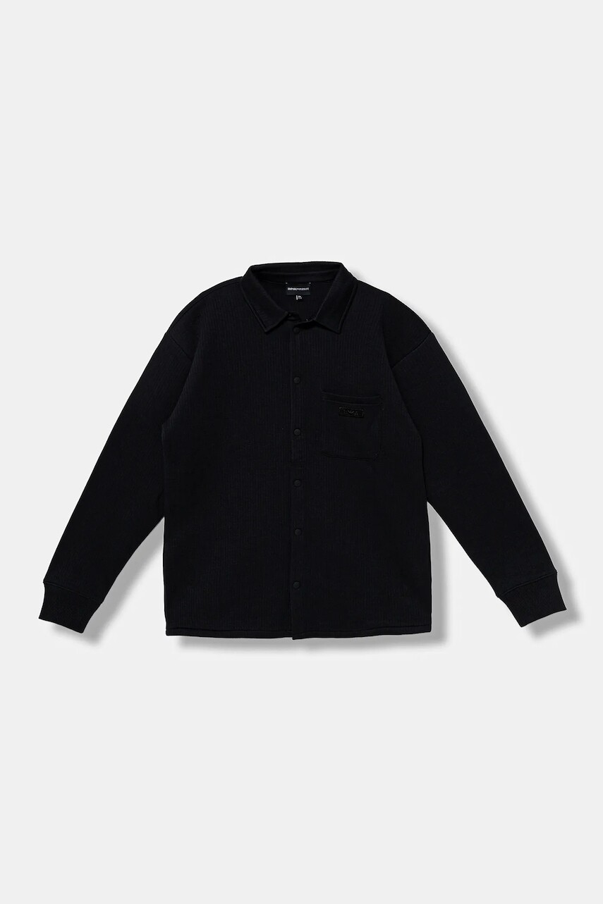 Detská košeľa Emporio Armani tmavomodrá farba, EB000462 AF16392