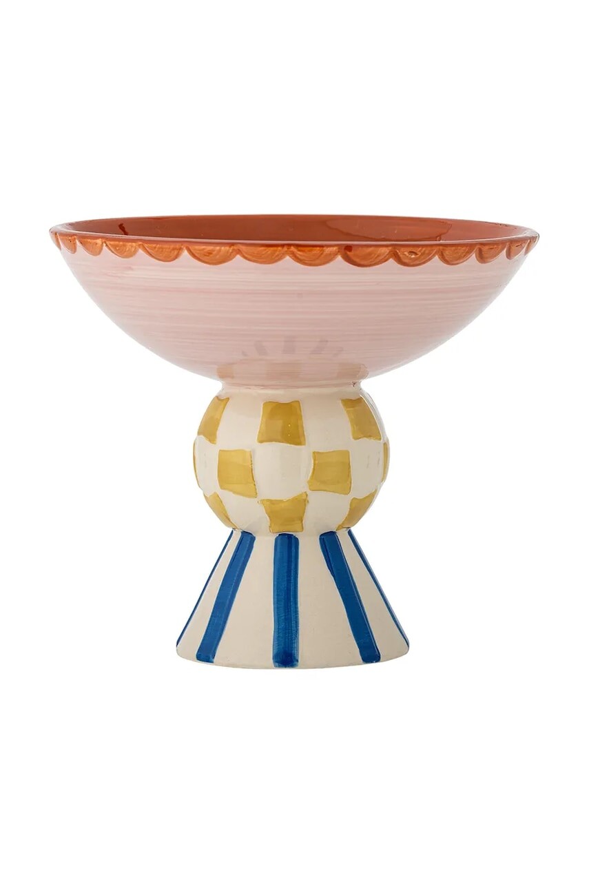 Dekoračná miska Bloomingville Bob 23,5 x 21 cm ružová farba