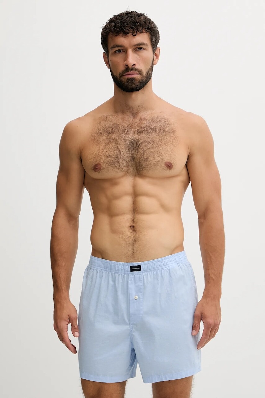 Boxerky Abercrombie & Fitch 5-pak modrá farba, KI114-5042-220