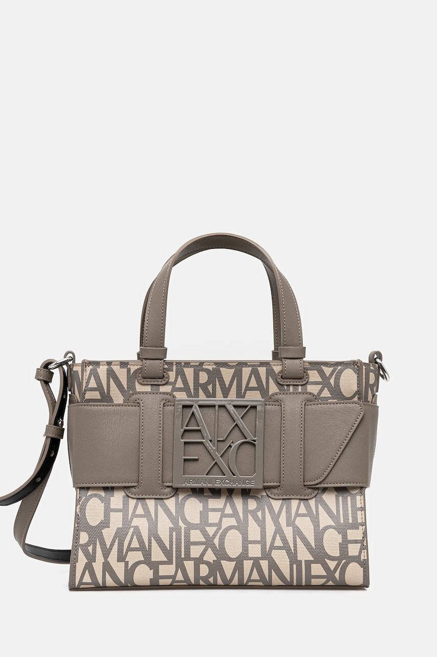 Kabelka Armani Exchange béžová farba, 942690 3F742