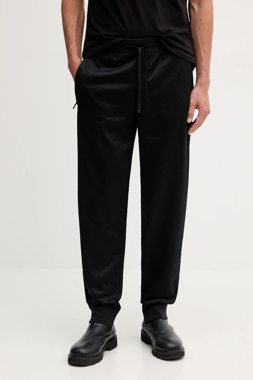 Tepláky Armani Exchange čierna farba, jednofarebné, XM001356 AF16259