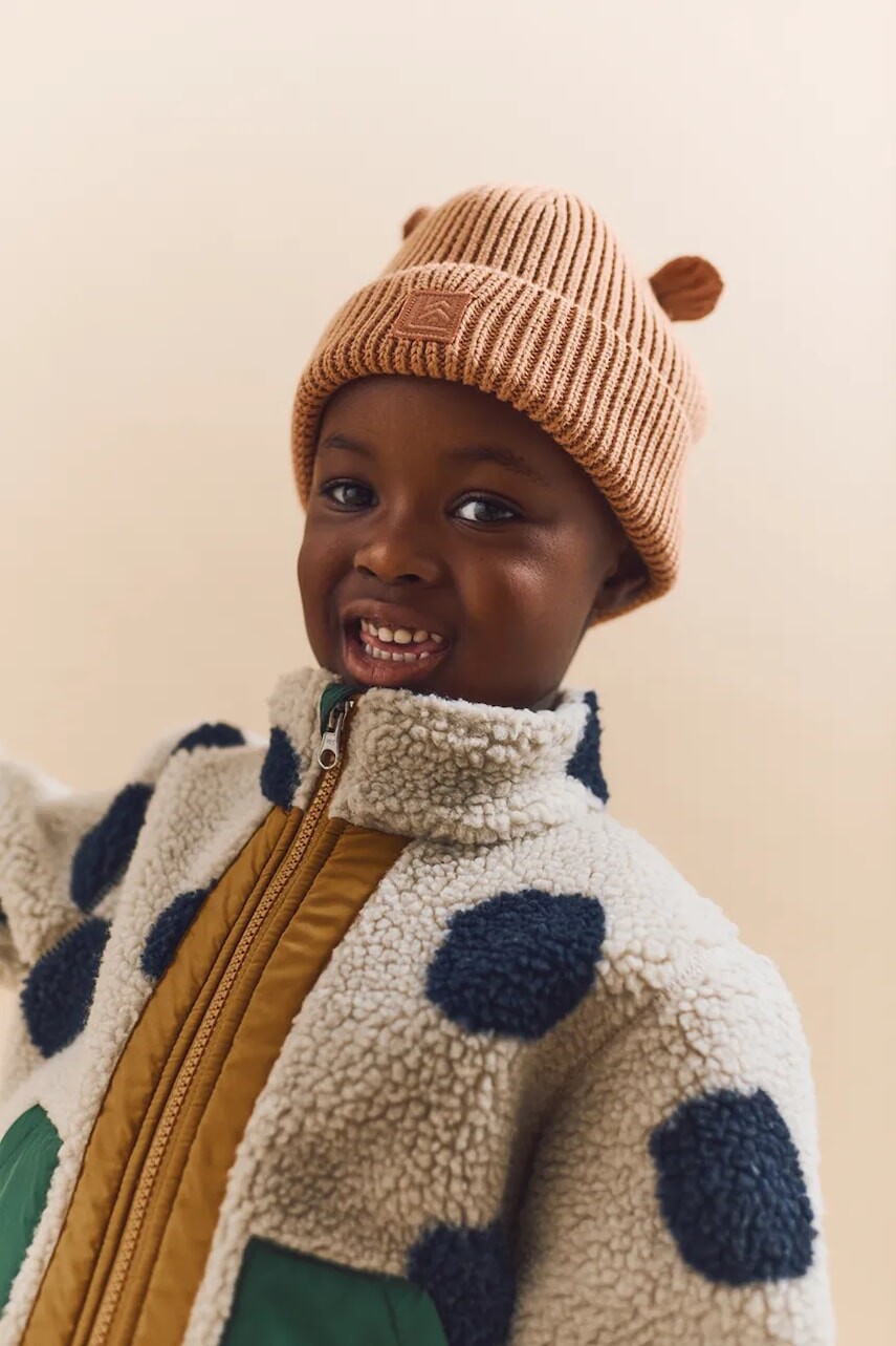 Detská bavlnená čiapka Liewood Gina Beanie oranžová farba, LW20105