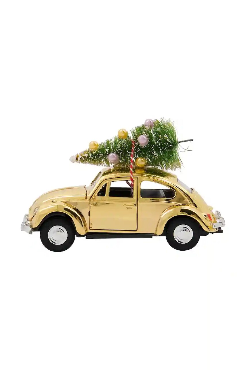 Vianočná dekorácia House Doctor HDXmas 12,5 x 8 x 5 cm žltá farba