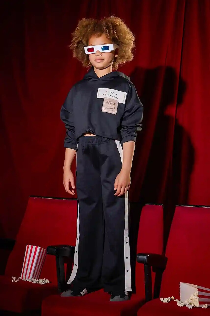 Detská tepláková súprava Mayoral čierna farba, 7853