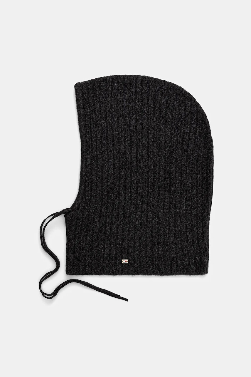 Kukla Tommy Hilfiger čierna farba, AW0AW17853