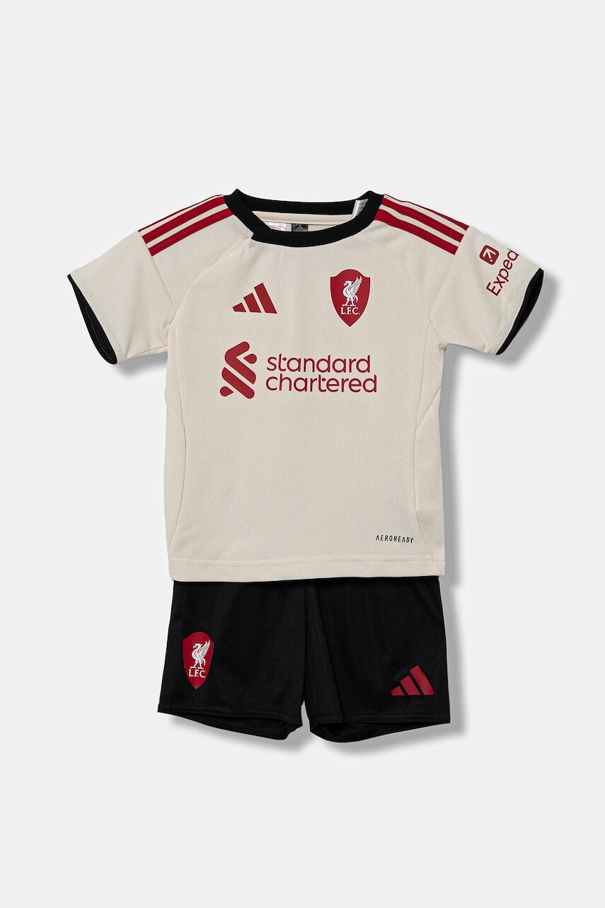 Sada pre bábätká adidas Performance LFC béžová farba, JV6462