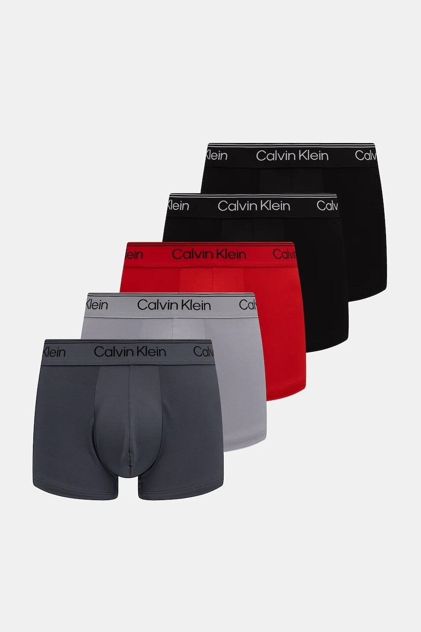 Boxerky Calvin Klein Underwear 5-pak červená farba, LV00NB4412