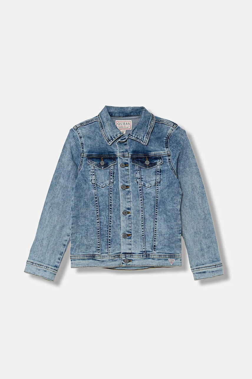 Detská bunda Guess modrá farba, N5YL07 D46T0