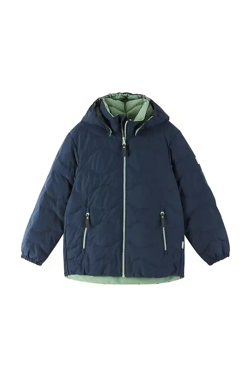 Detská bunda Reima Fossila modrá farba, 5100058B