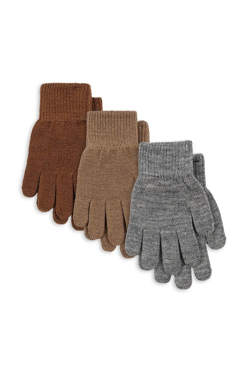 Rukavice Konges Sløjd 3 PACK FILLA GLOVES 3-pak viac farieb, KS103432