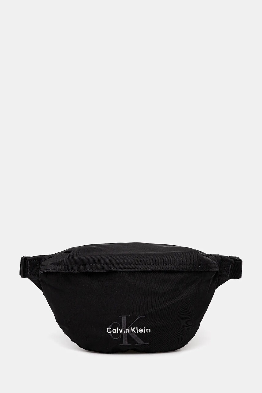 Ľadvinka Calvin Klein čierna farba, LV04D3116G