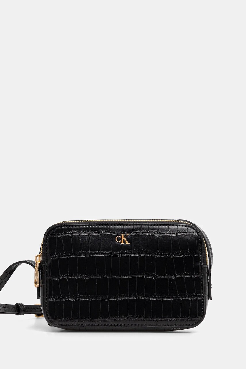 Kabelka Calvin Klein čierna farba, LV04F3285G