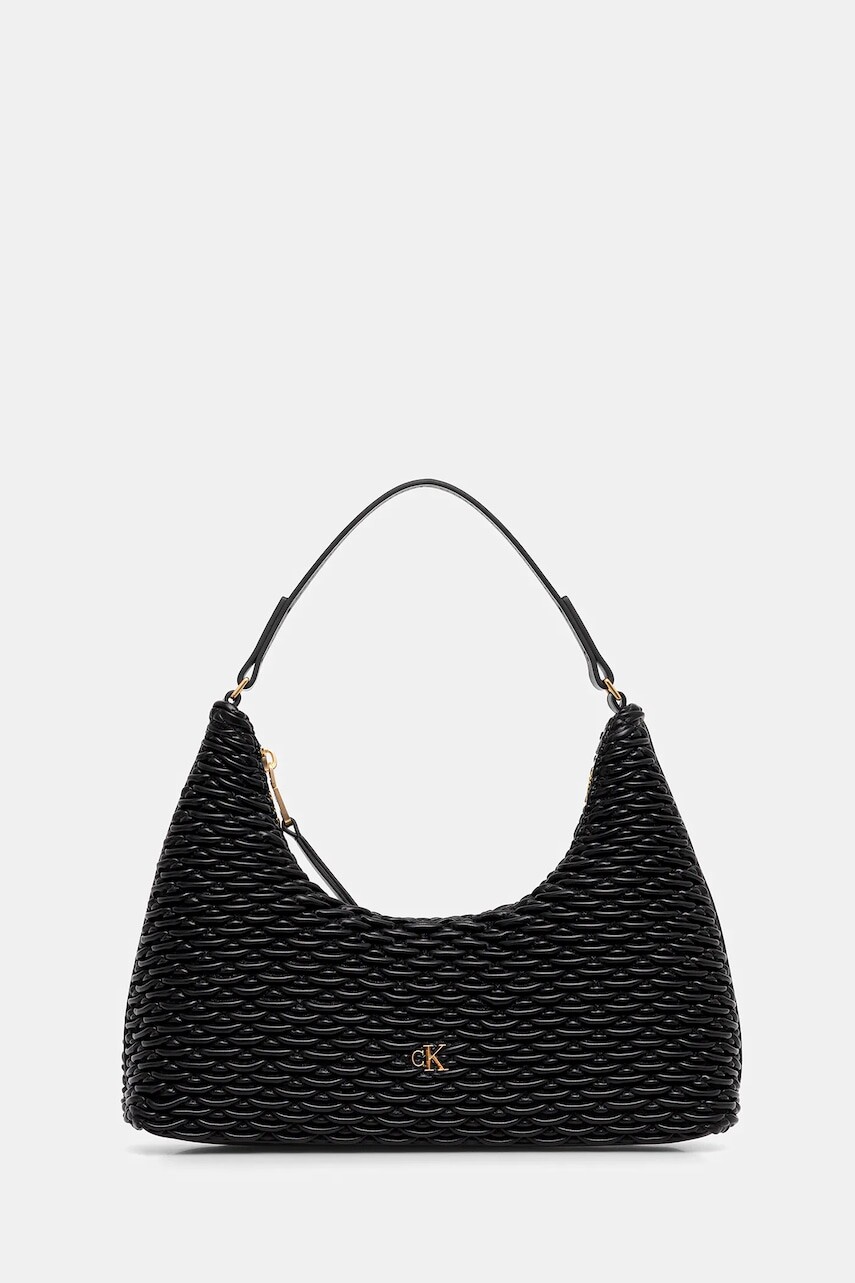 Kabelka Calvin Klein čierna farba, LV04F3293G