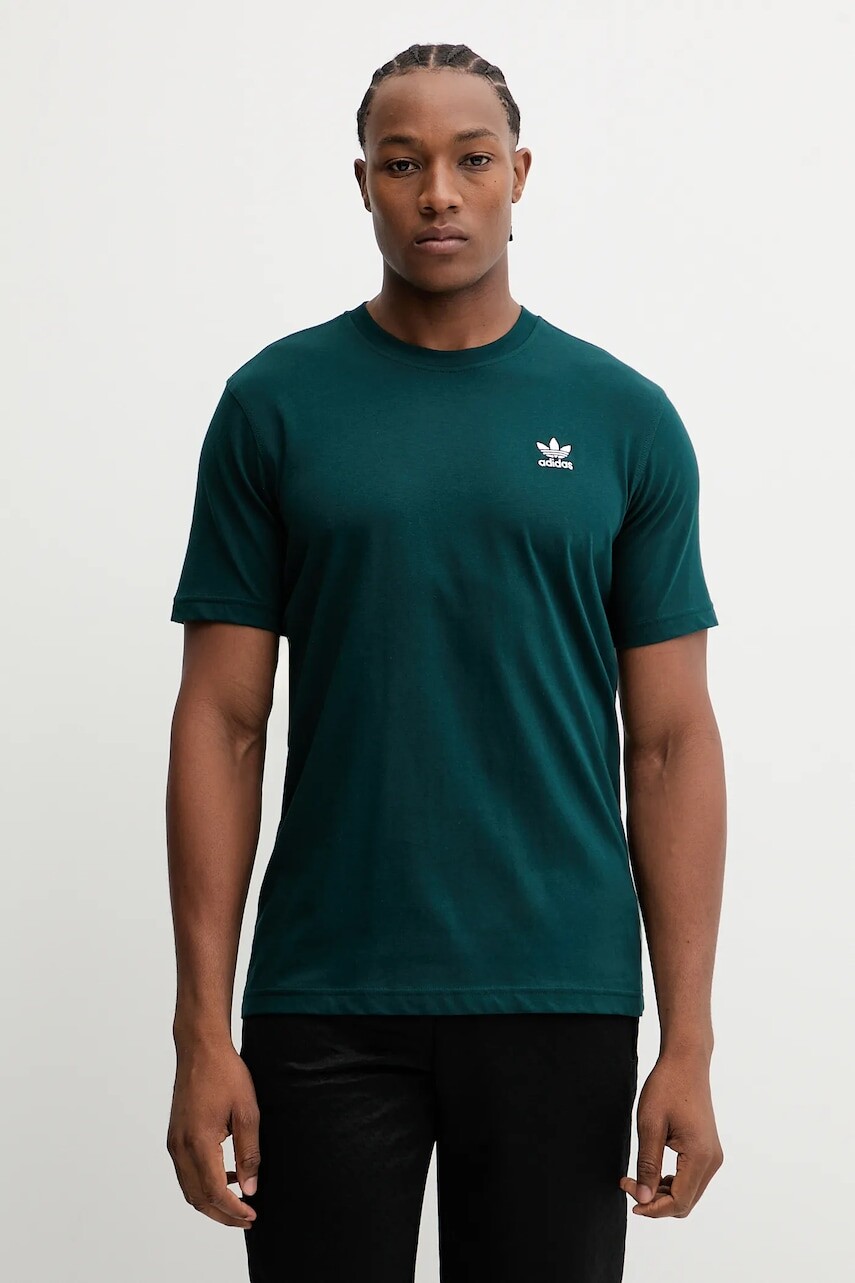 Bavlnené tričko adidas Originals Trefoil pánske, jednofarebné, JZ3586