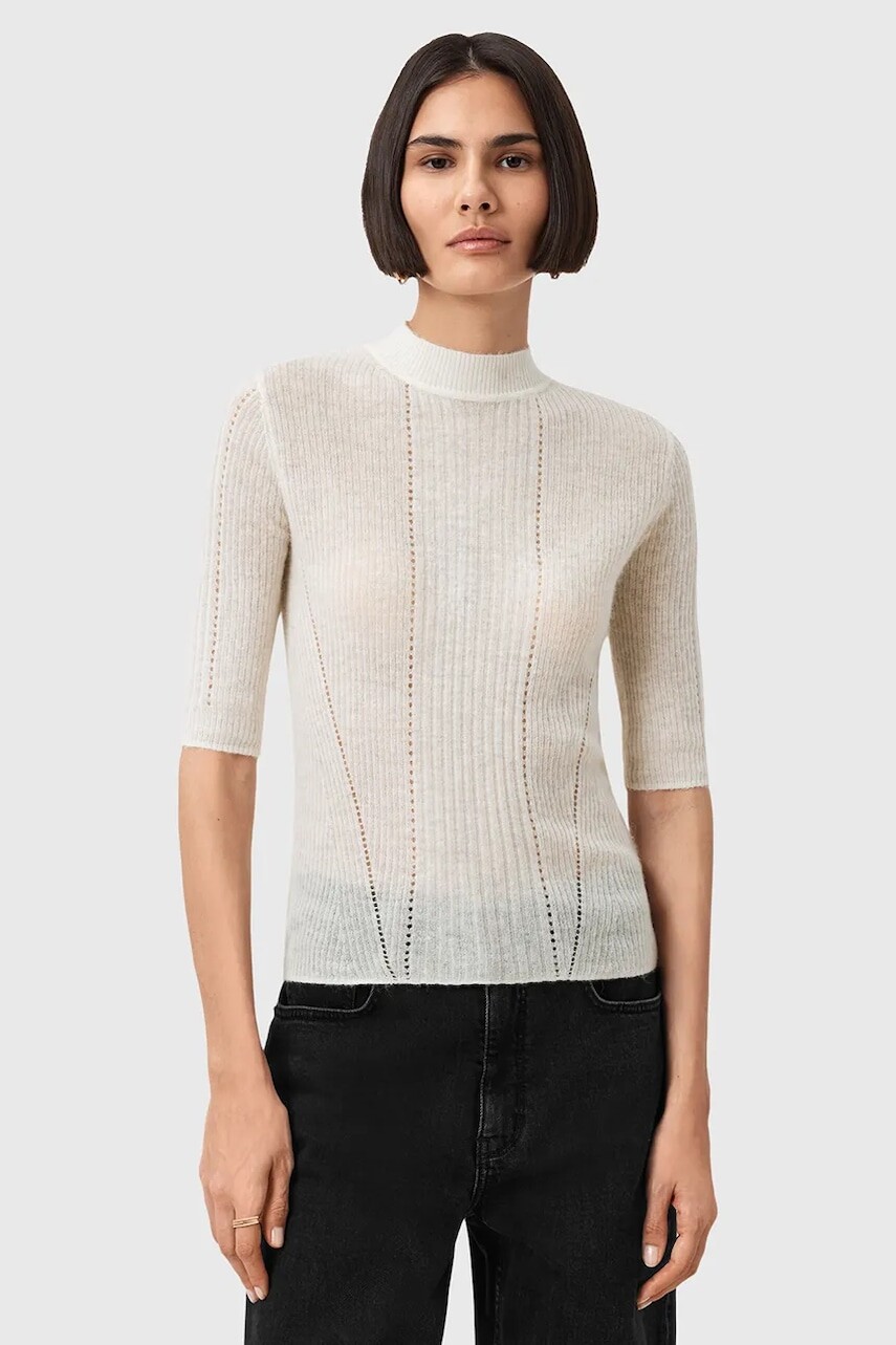 Blúzka AllSaints FILIPPA biela farba, W007KD