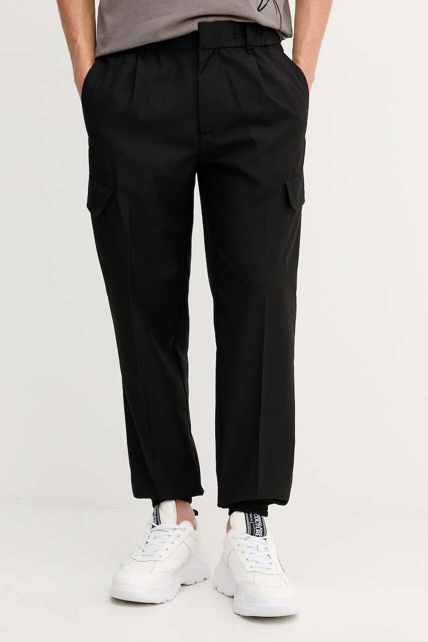 Nohavice Armani Exchange čierna farba, XM001208 AF12041