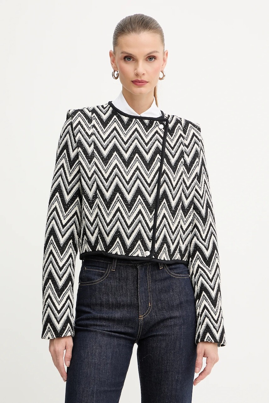 Sako BOSS Orange čierna farba, jednoradové, vzorované, 50547702