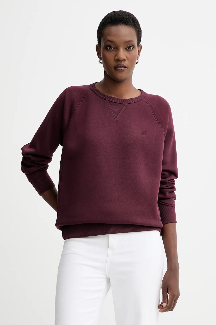 Mikina G-Star bordová farba, jednofarebná, D21253-C235