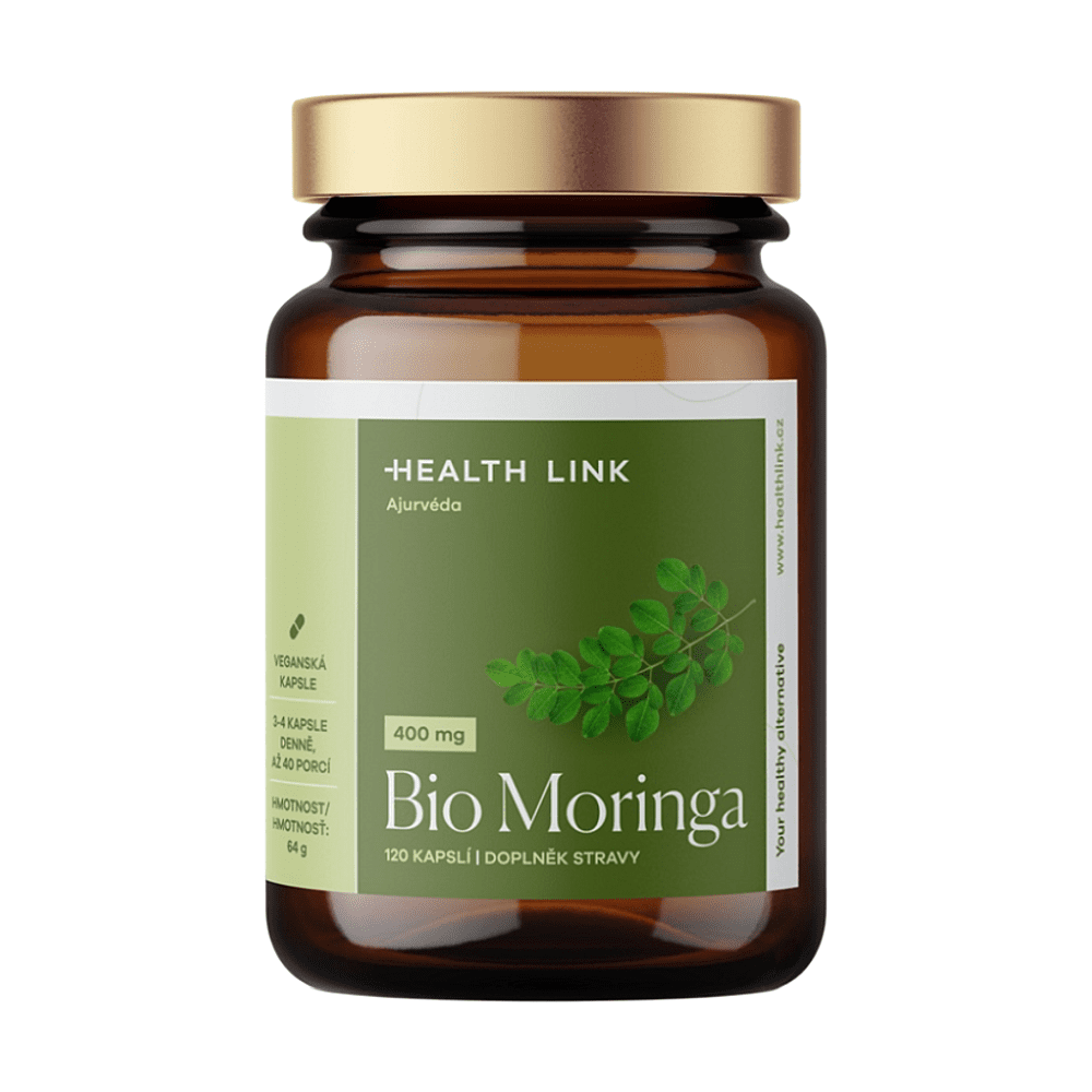 HEALTH LINK BIO Moringa 400 mg 120 kapsúl