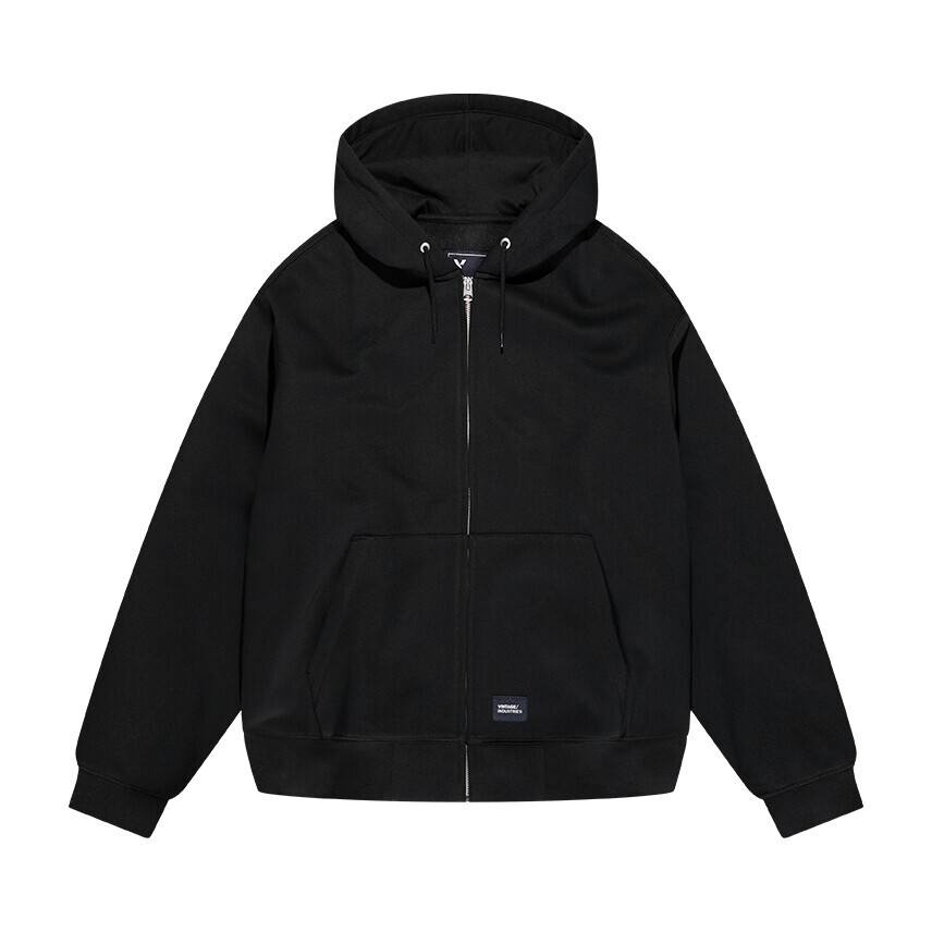 Mikina Vintage Industries Norton Hooded - čierna, M